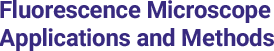 荧光显微镜的应用程序和方法