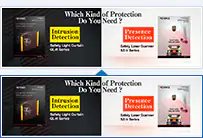 你需要哪种保护?・【入侵检测】安全光幕GL-R系列・【存在】安全检测激光扫描仪SZ系列