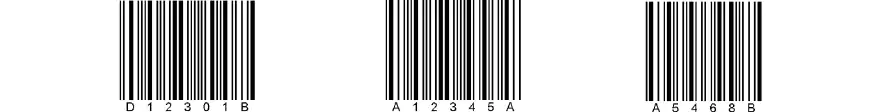 Codabar组成