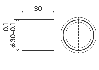 有尺寸公差的轴(参考)