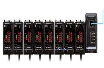 PLC或其他主机设备可以用一根电缆连接