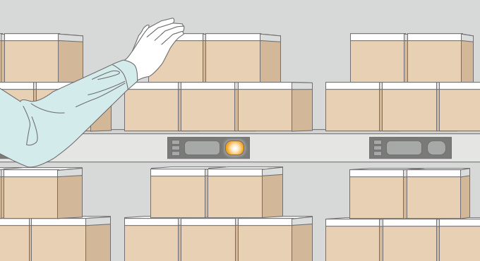 数码拣选系统的图像