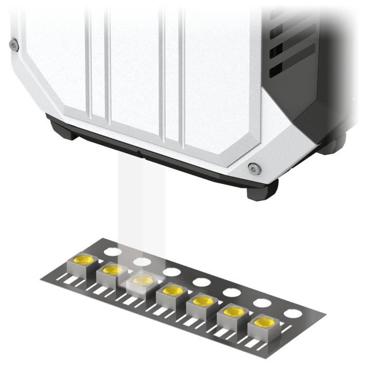 盆栽高程测量图像