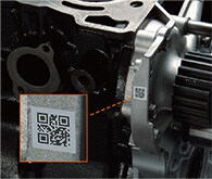 铸件表面二维码标记