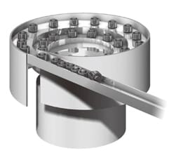 帽子在转移期间卡住了