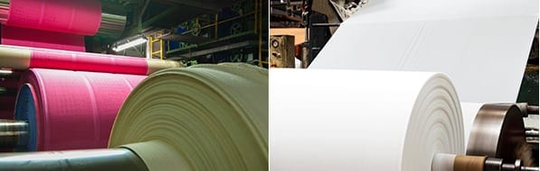 造纸及纺织工业