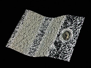 铸造孔的3D形状(200x)