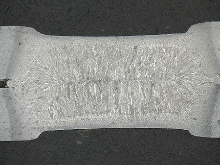 电弧焊接的横截面观察