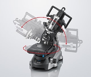 可进行倾斜观测的自由角度观测系统