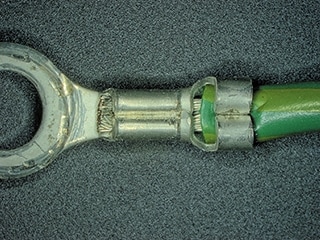 无眩光或环形反射(20x)