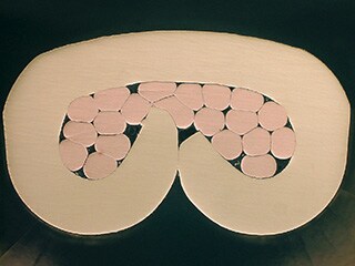 捕获的图像(100倍)