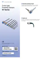 EV系列双线自备放大器接近传感器目录