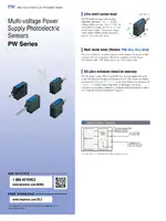 PW Series Multi-voltage power supply,built-in amp.photoelectric sensors Catalog