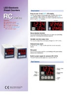 RC系列液晶显示器电子预置计数器目录