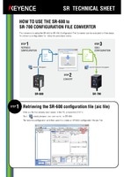 SR-600→SR-700如何使用配置文件转换器工具