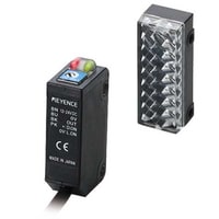 PZ-M63 -正方形复古反射M12连接器类型，NPN