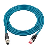 OP-87459—网线(M12 4pin / RJ45)兼容nfpa79直缆10m